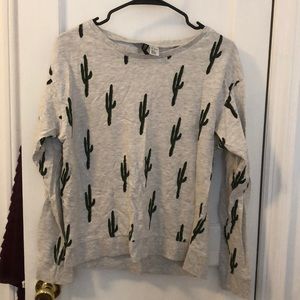 H&M Cactus long sleeve sweater